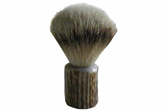 Pennello da barba in Tasso e Corno di Cervo - Accessori per la Cura della Persona - Coltelleria L'Artigiano Scarperia - 01