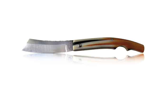 Rasolino Ox Horn Cigar Cutter Knife - Italian Regional Knives - Knife Shop L'Artigiano Scarperia - 01