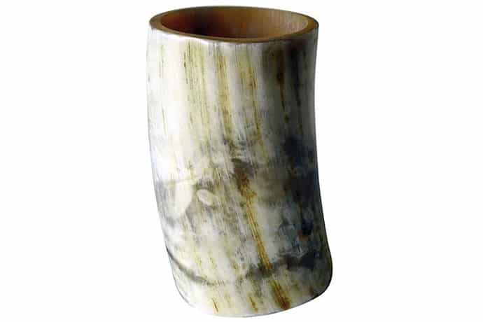 Ox Horn pen holder Cup - Smoking and Office Accessories - Knife Shop L'Artigiano Scarperia - 01