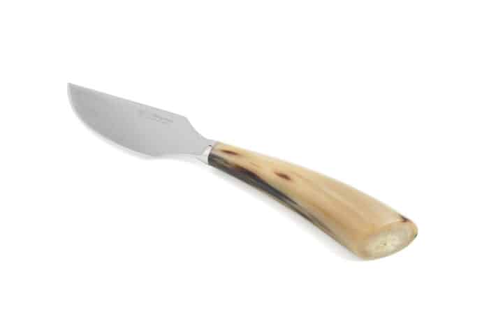 Wave Blade Forged Cheese Knife with Ox Horn Handle - Cheese Knives and Accessories - Knife Shop L'Artigiano Scarperia - 02