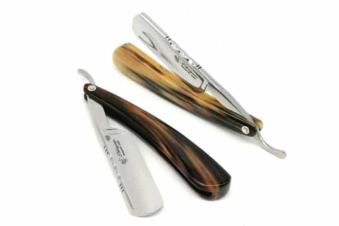 Freehand Razor with Ox Horn Tip handle - Personal Care Accessories - Knife Shop L'Artigiano Scarperia - 02