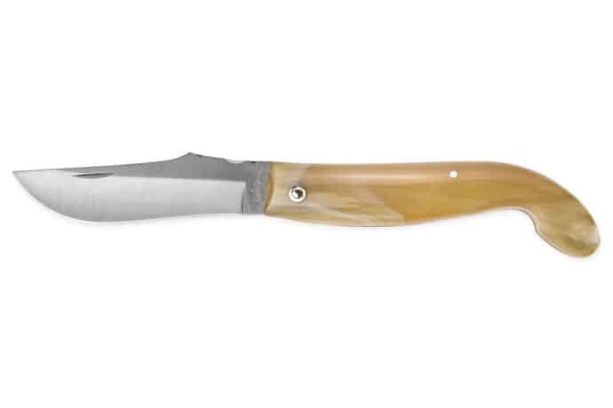 Regional Siena-style Knife with Ox Horn Handle - Italian Regional Knives - Knife Shop L'Artigiano Scarperia - 01