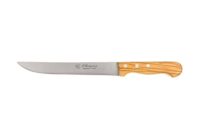 Roast Carving Knife with Olive Wood Handle - Kitchen Knives and Accessories - Knife Shop L'Artigiano Scarperia - 01